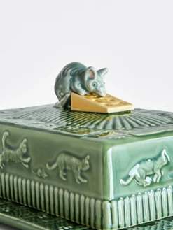 Mouse Cheese Tray with Lid