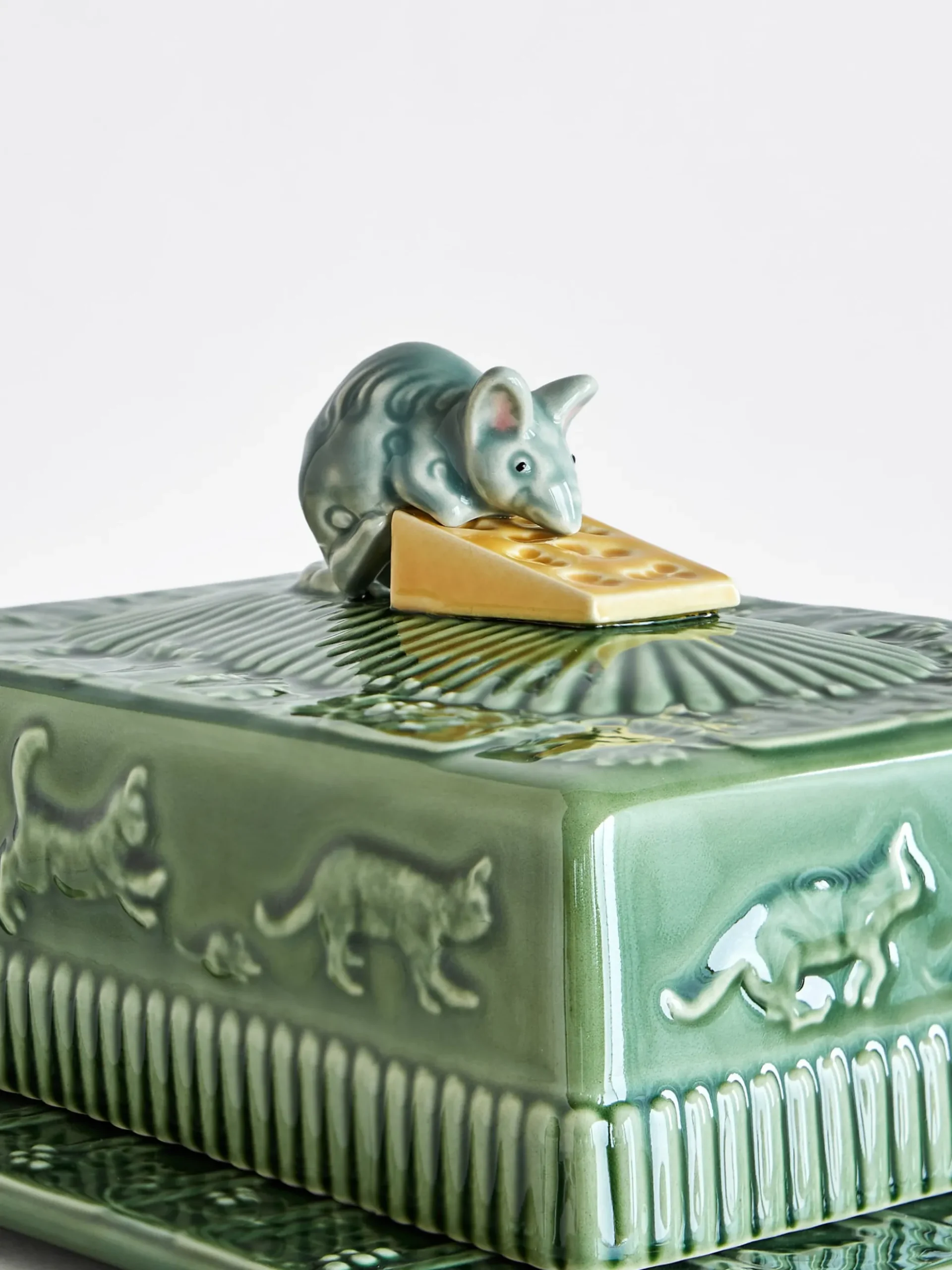 Mouse Cheese Tray with Lid