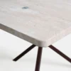 NEB Rectangular Dining Table - Travertin - Brown