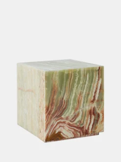 Onyx Marble Block Table