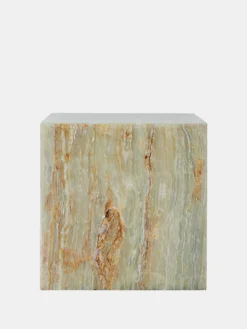Onyx Marble Block Table
