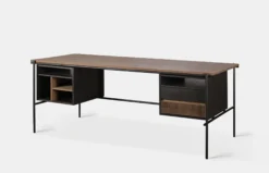 Oscar Desk - Teak - 2 Drawers