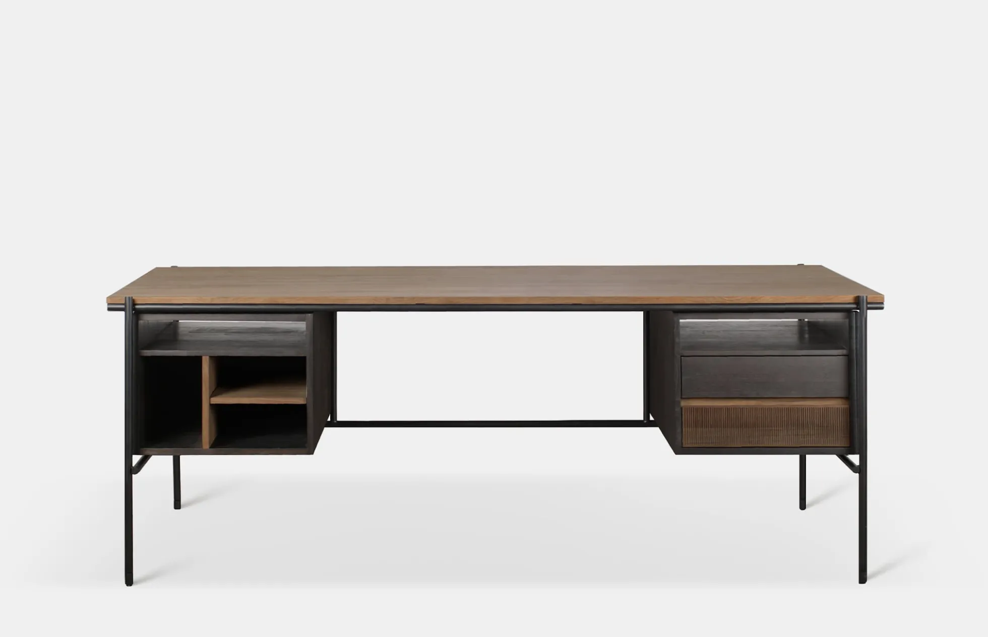 Oscar Desk - Teak - 2 Drawers