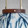 Oval Pendant - Plant Dyed Pattern