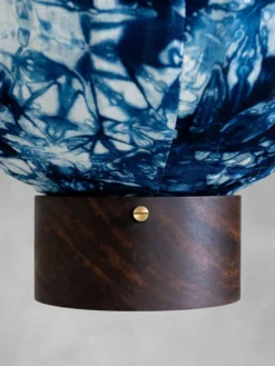 Oval Pendant - Plant Dyed Pattern