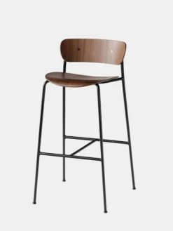 Pavilion AV7 Barstool – Black Lacquered Oak
