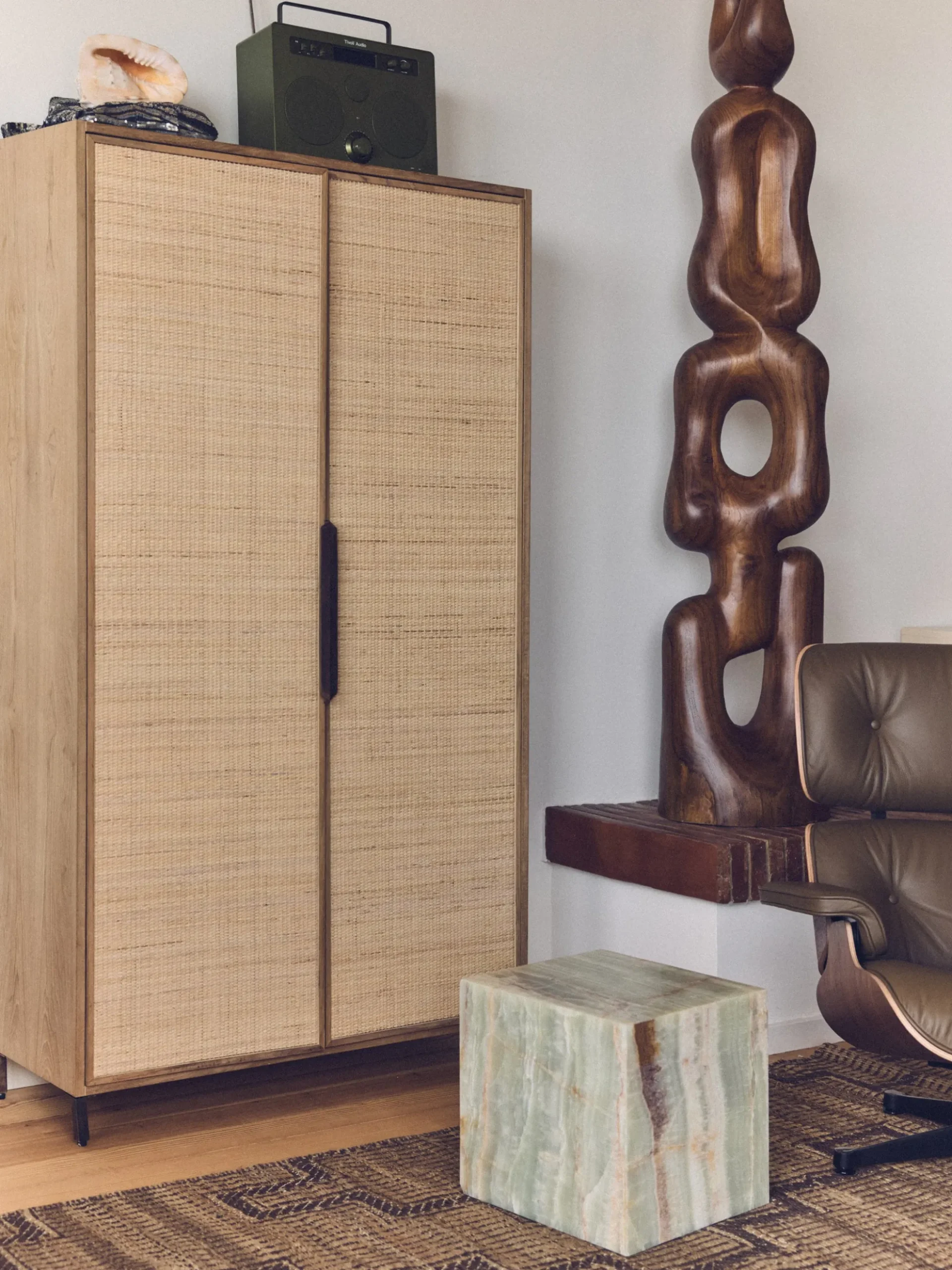 Pioneer Rattan Cupboard