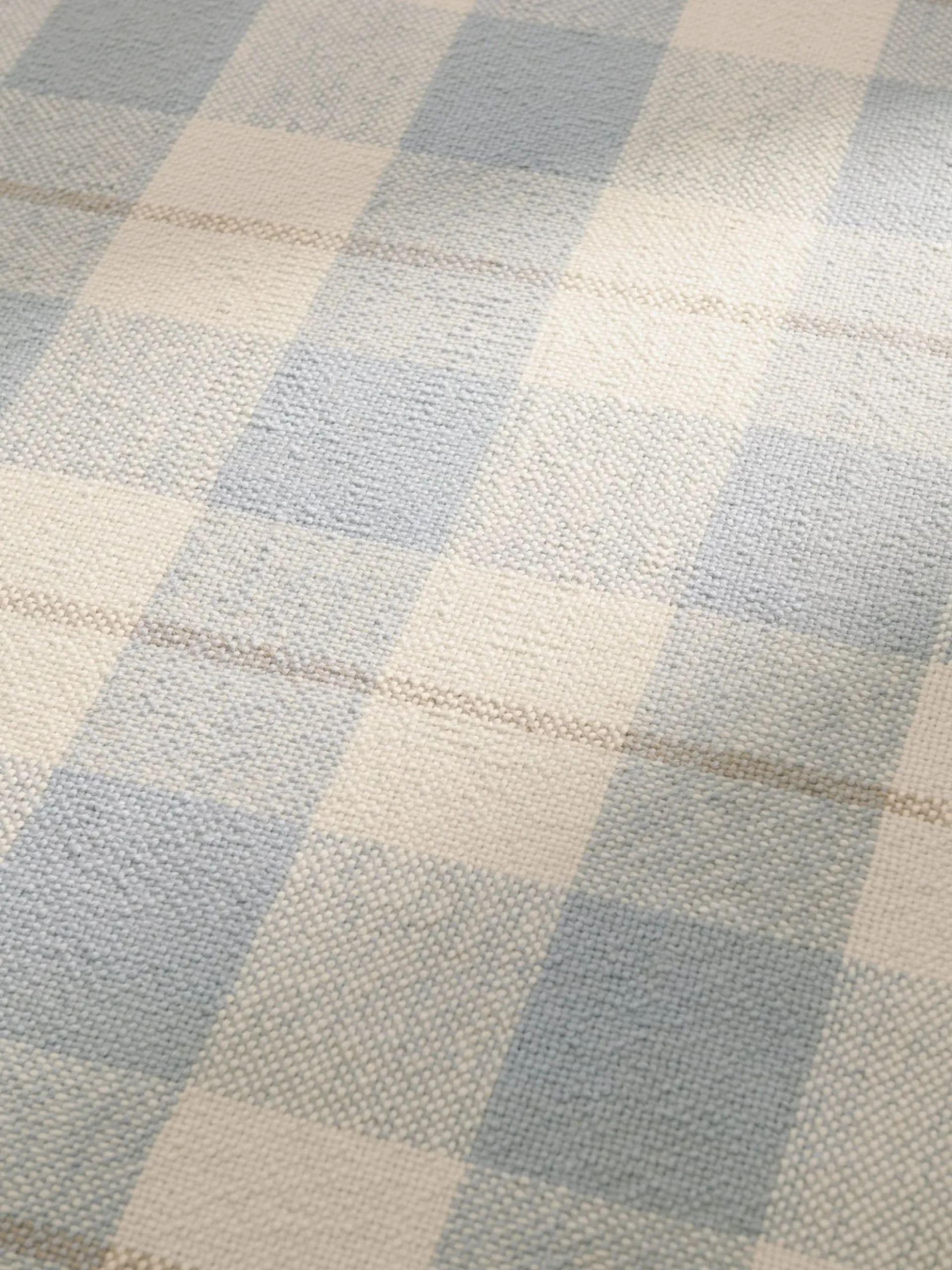 Plaid - Blue/Cream