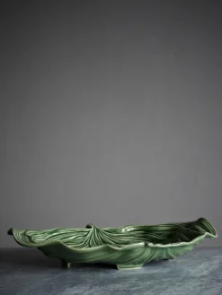 Platter Leaf Green Folhas – Large
