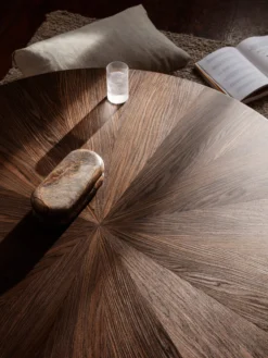 Post Coffee Table Star - Smoked Oak - 100 cm
