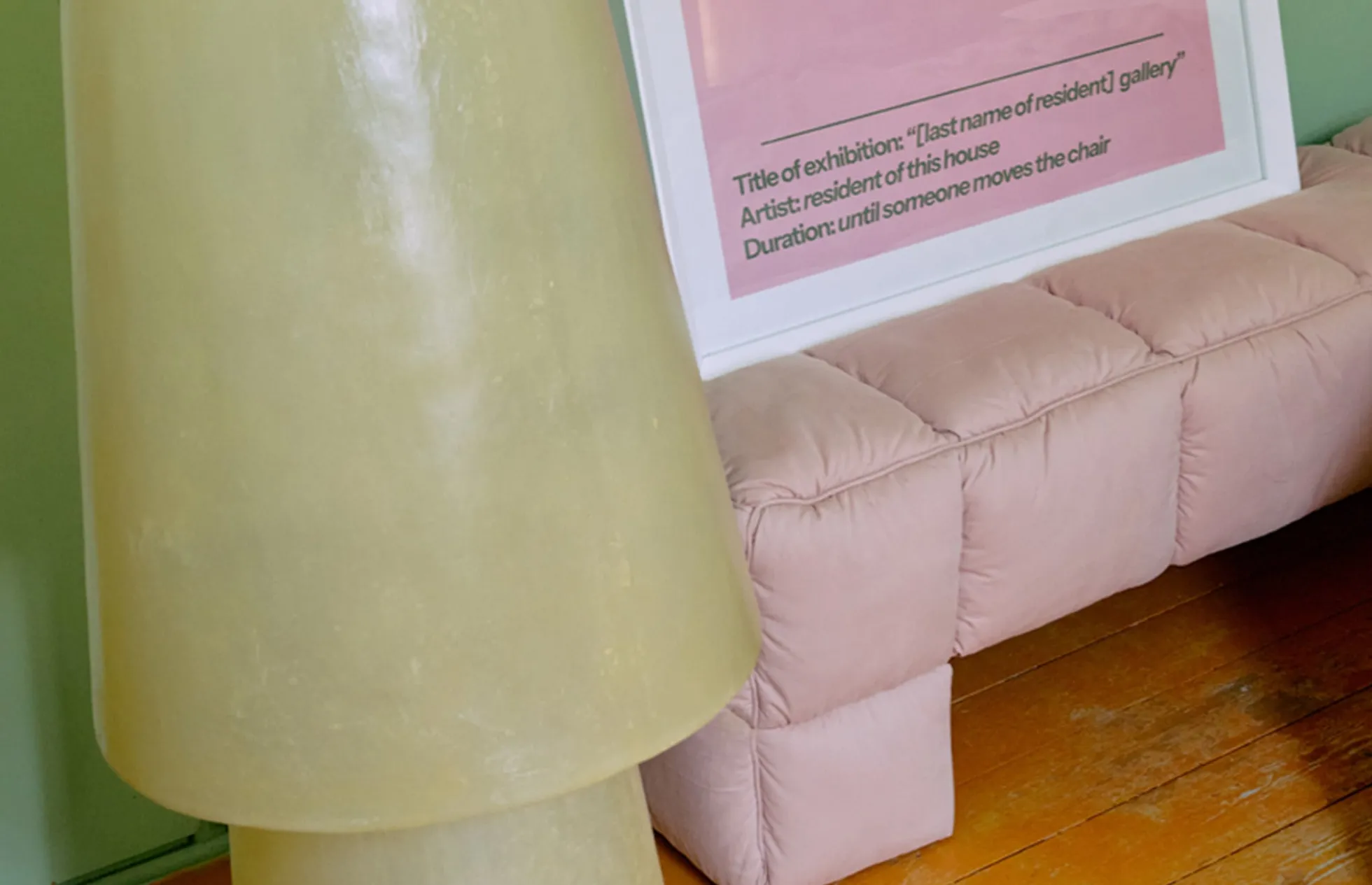 Puffy Lobby Bench