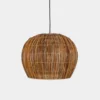 Rattan Bell Pendant