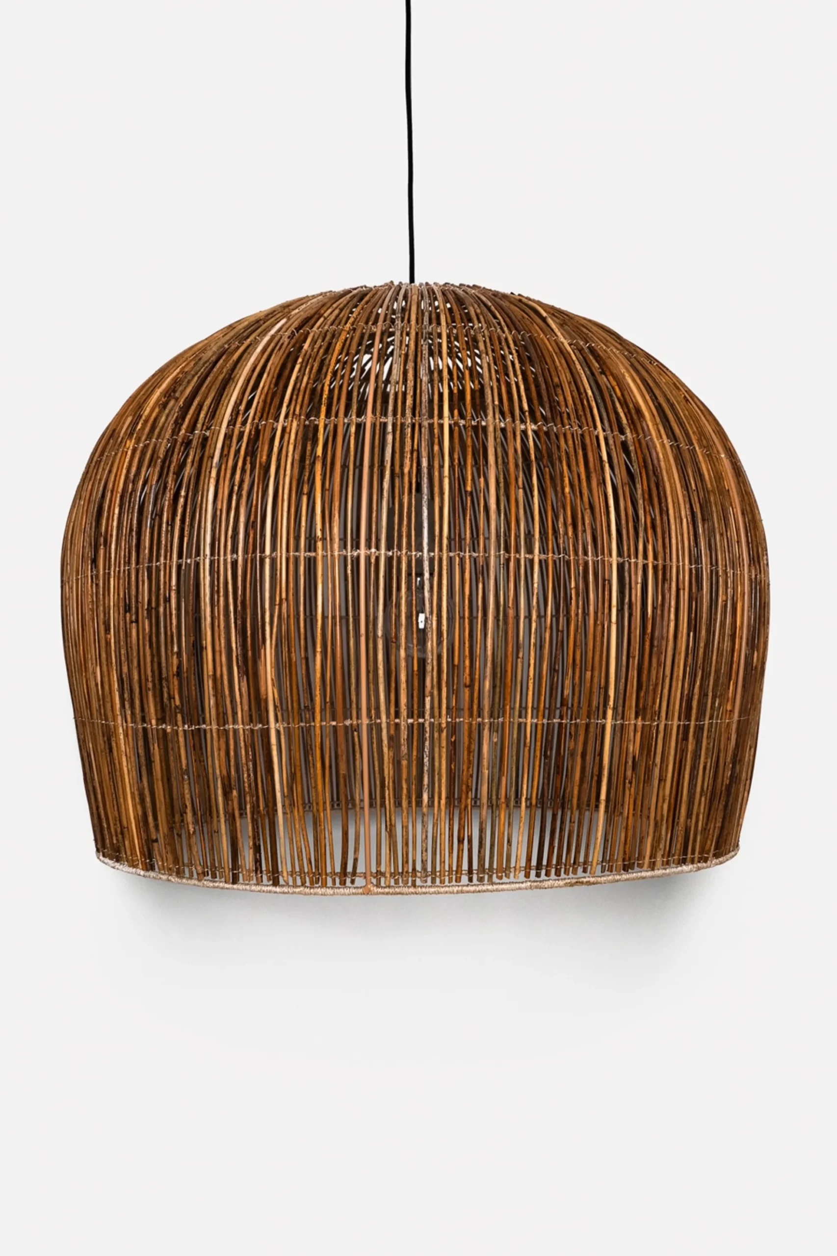 Rattan Bell Pendant