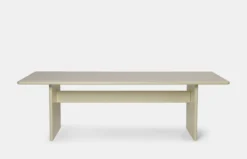 Rink Dining Table - Eggshell