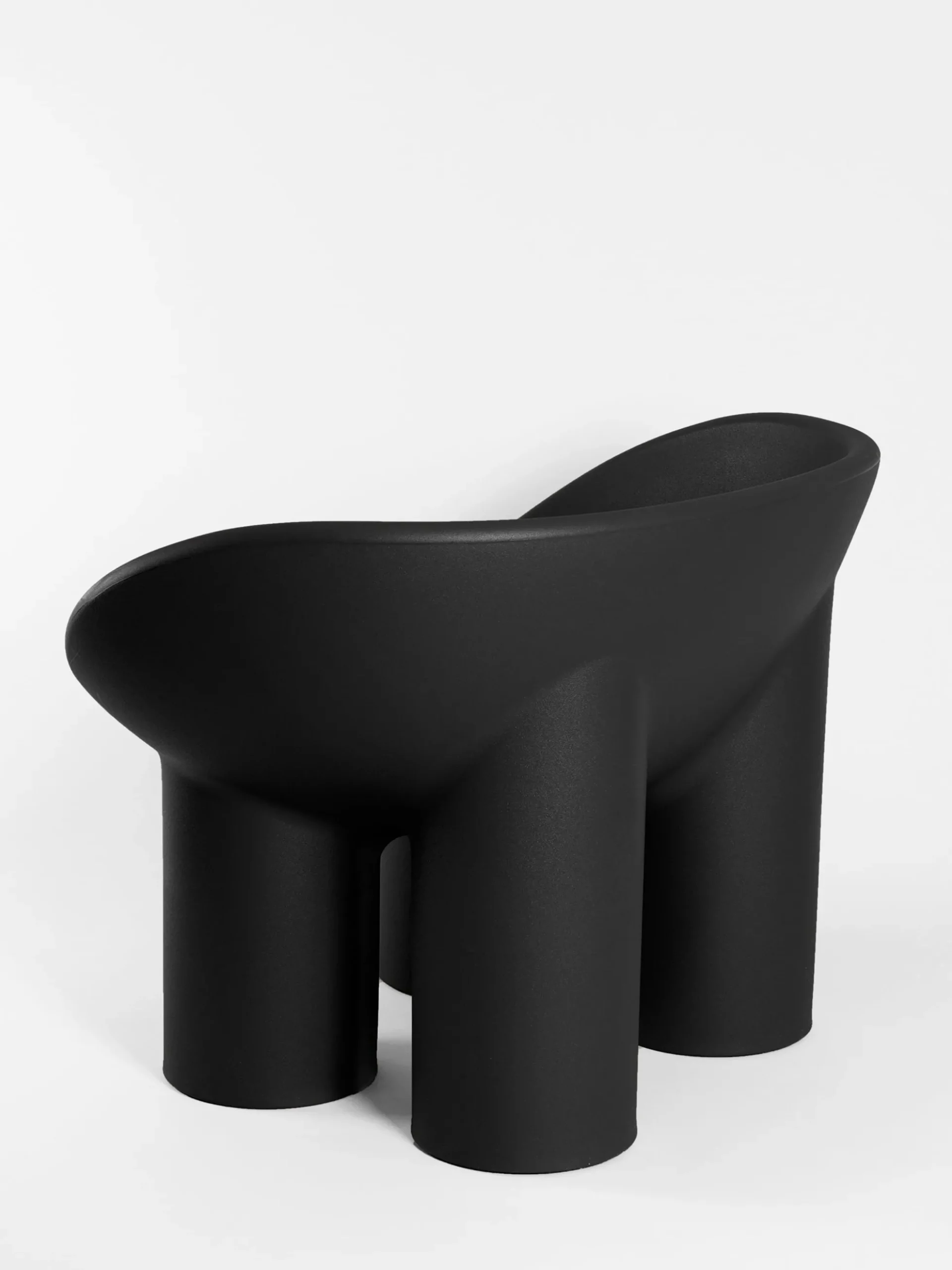 Roly Poly Armchair - Charcoal