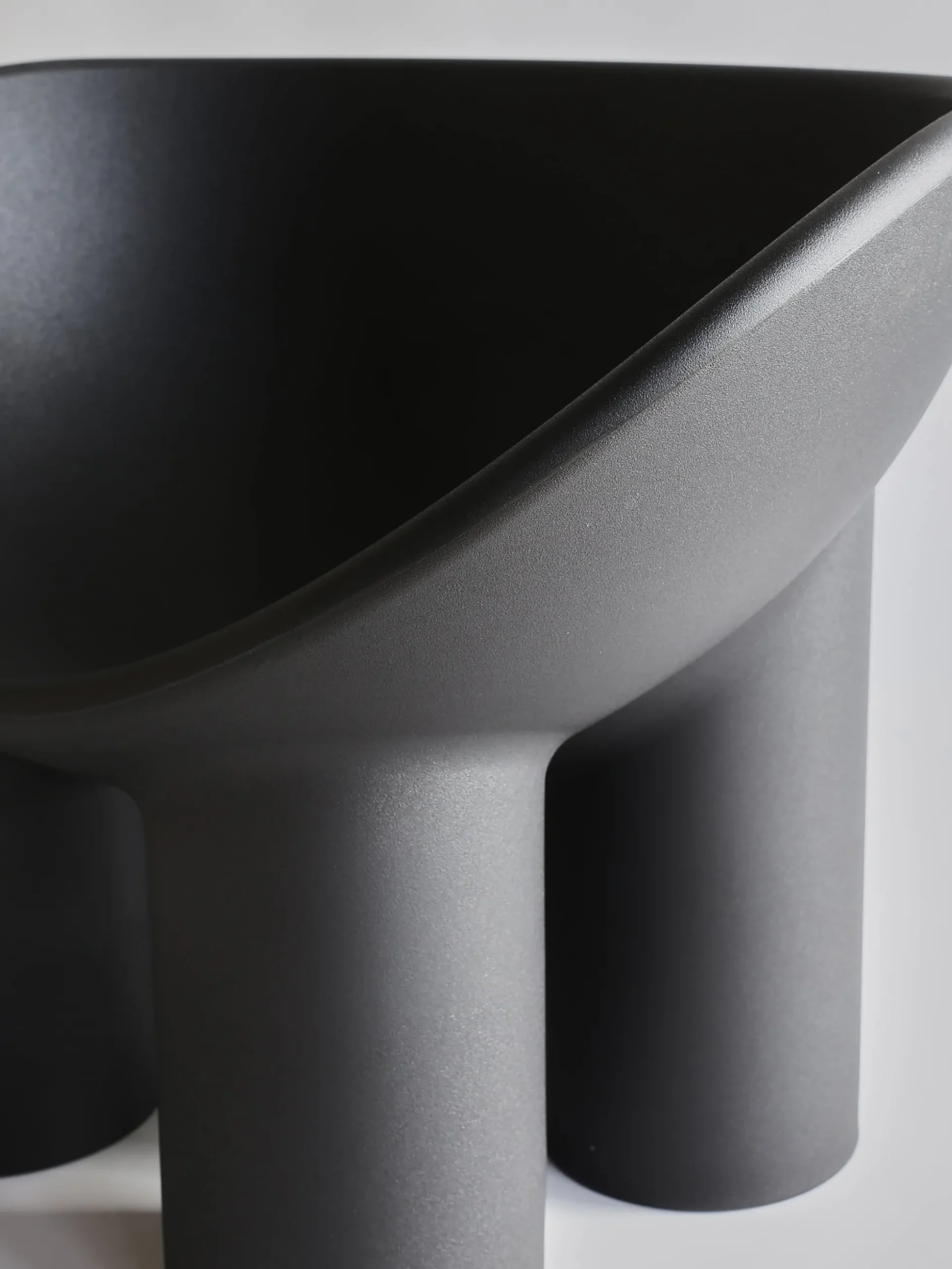 Roly Poly Armchair - Eco Black