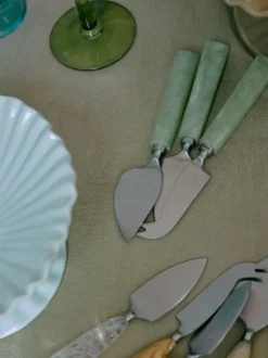 Sage Cheese Knives - Set of 3