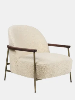 Sejour Lounge With Armrest - Walnut