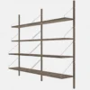 Shelf Library H114,8 Double Section – Dark