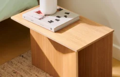 Slit Table Wood Oblong