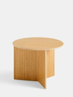 Slit Table Wood Round - 45 cm