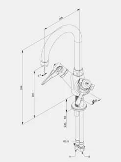 SP Tap Ø150 - Brass