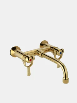 SP Wall Mounted Tap Fixed V200 - Brass