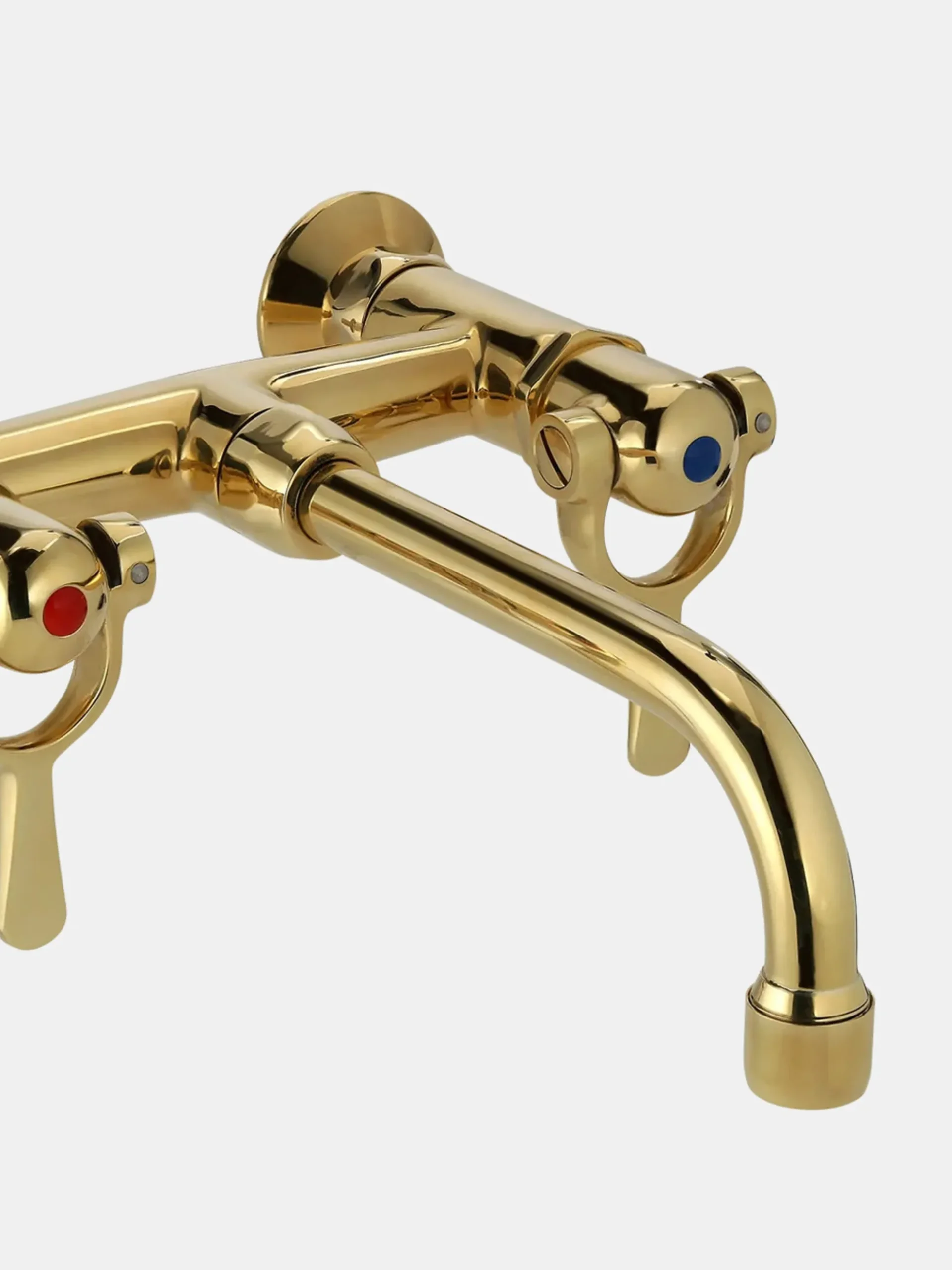 SP Wall Mounted Tap Fixed V200 - Brass