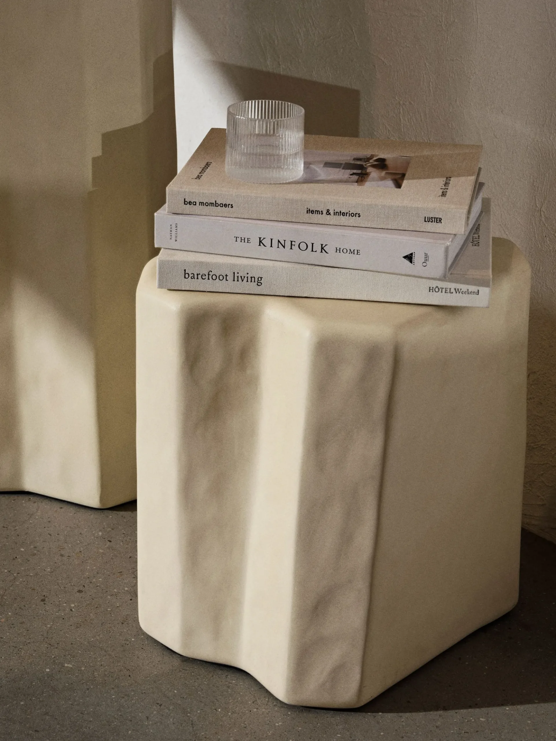 Staffa Stool - Ivory