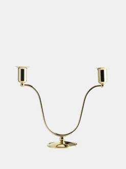 Svanen Candle Holder - Brass