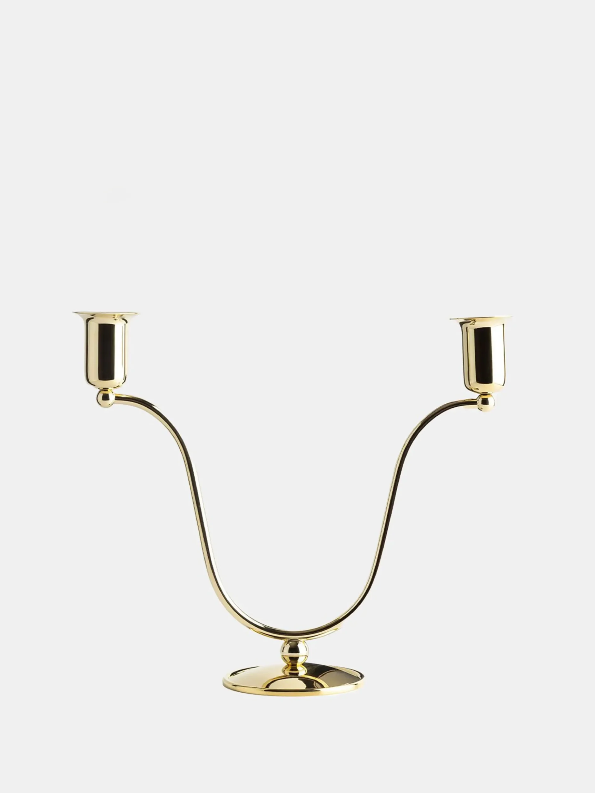 Svanen Candle Holder - Brass