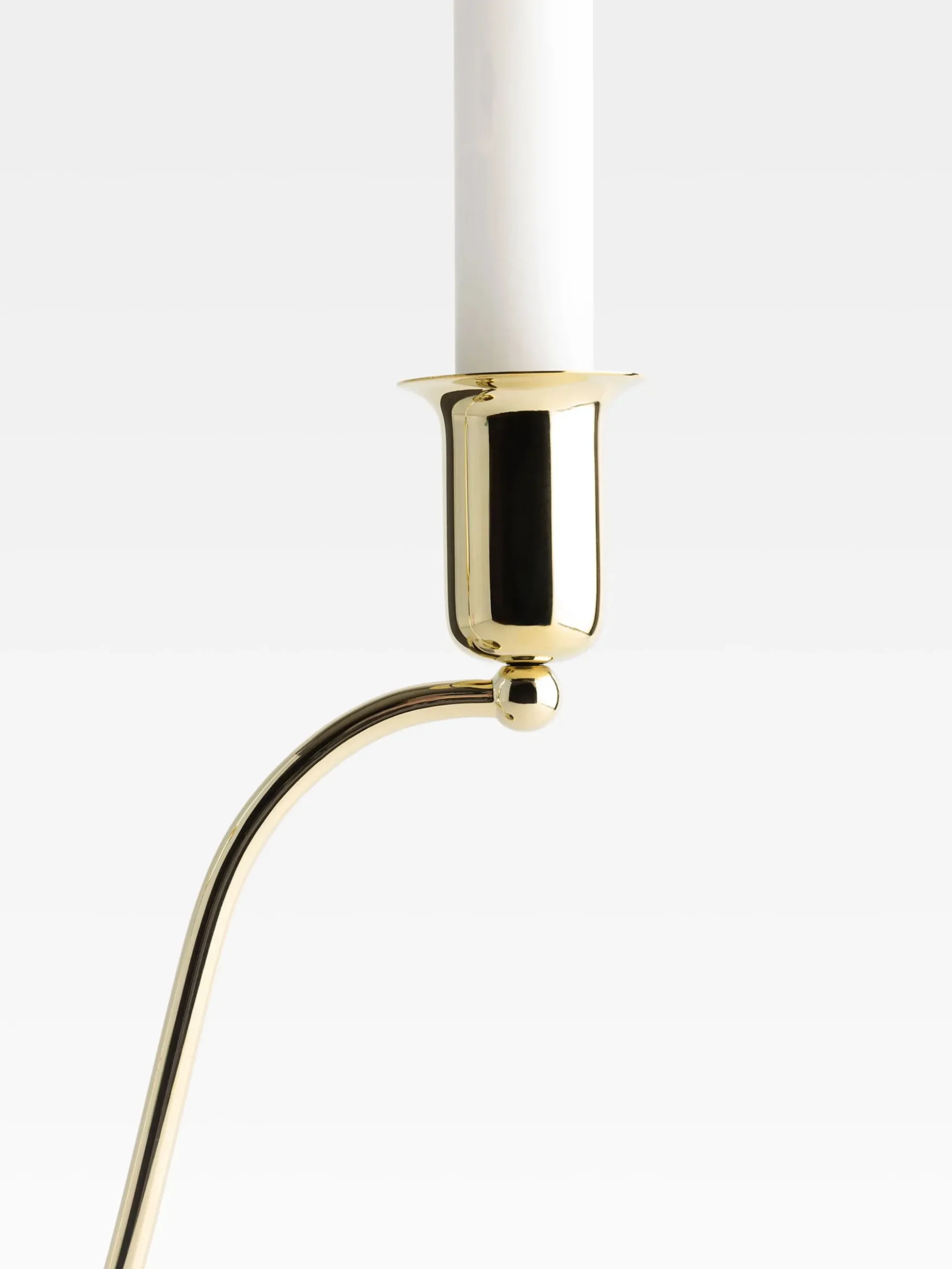 Svanen Candle Holder - Brass