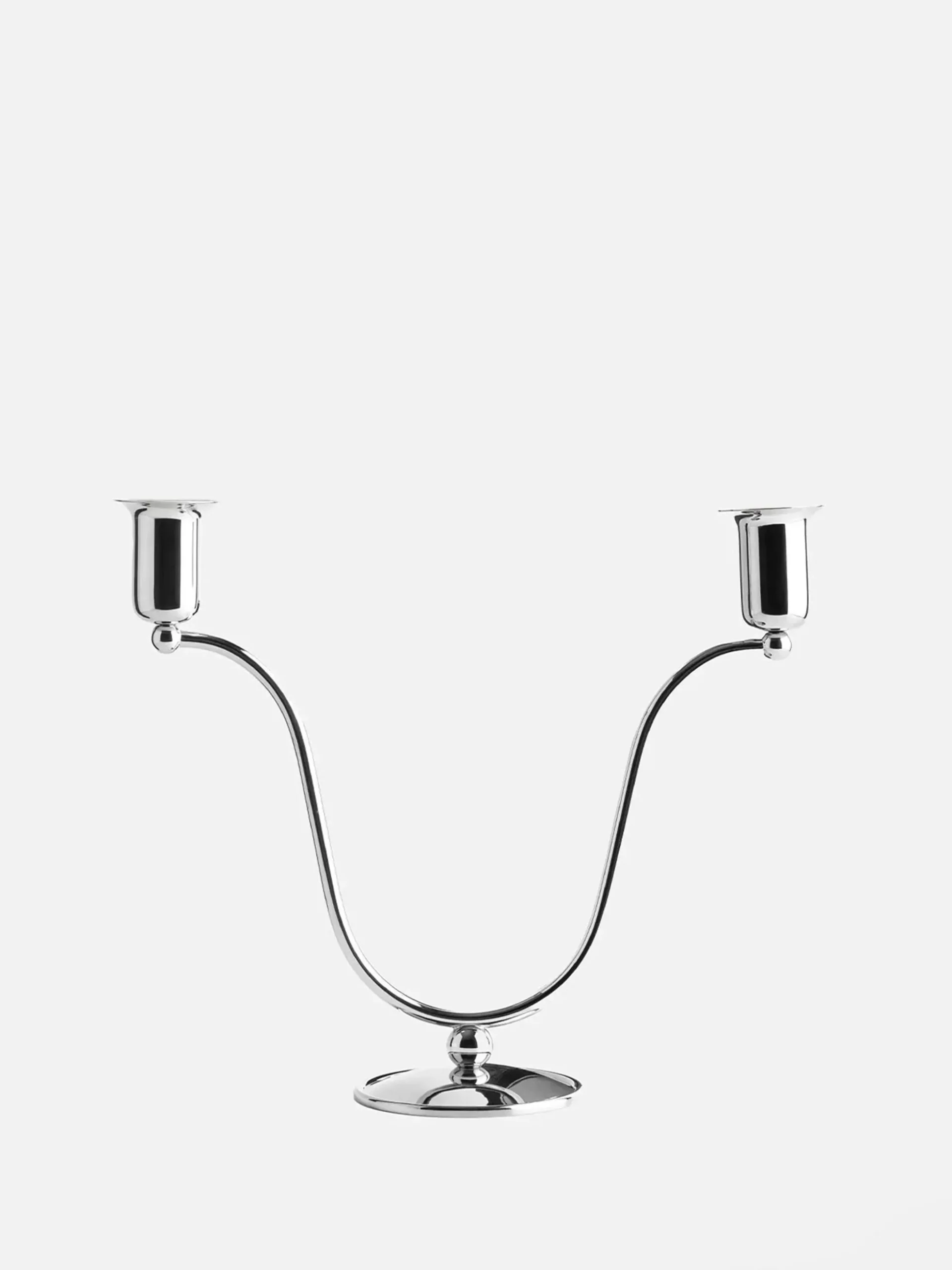 Svanen Candle Holder - Silver