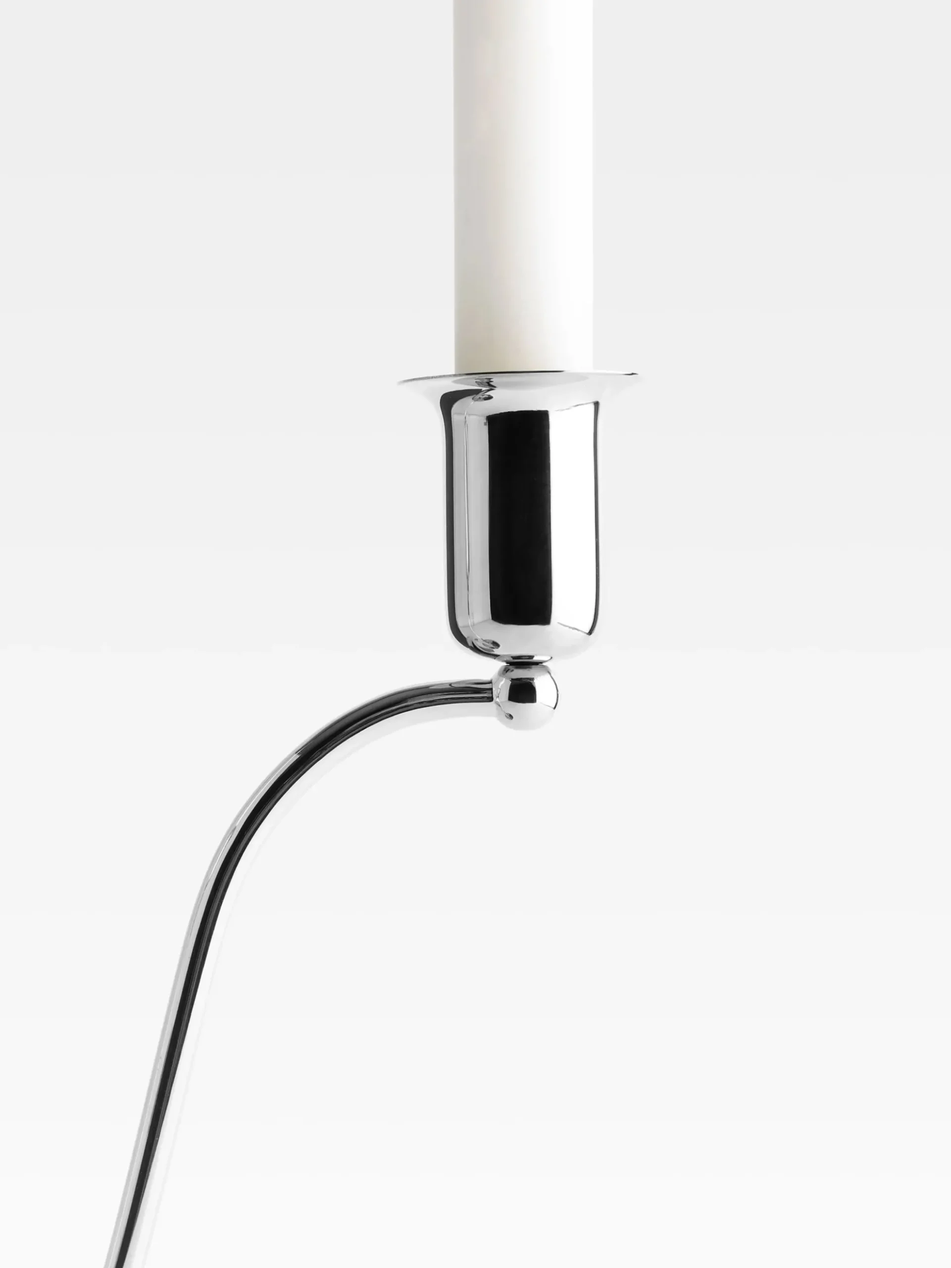 Svanen Candle Holder - Silver