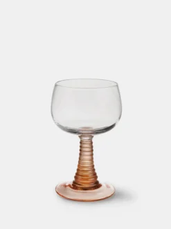 Swirl Wine Glass - Nude