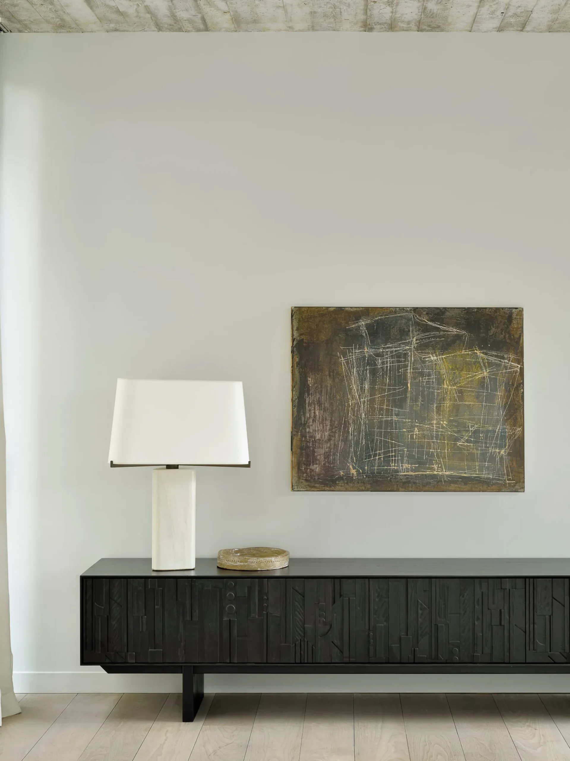 Teak Mosaic TV Sideboard