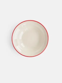 The Line - Breakfast Bowl - Red Border