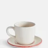 The Line - Coffee Cup with Saucer