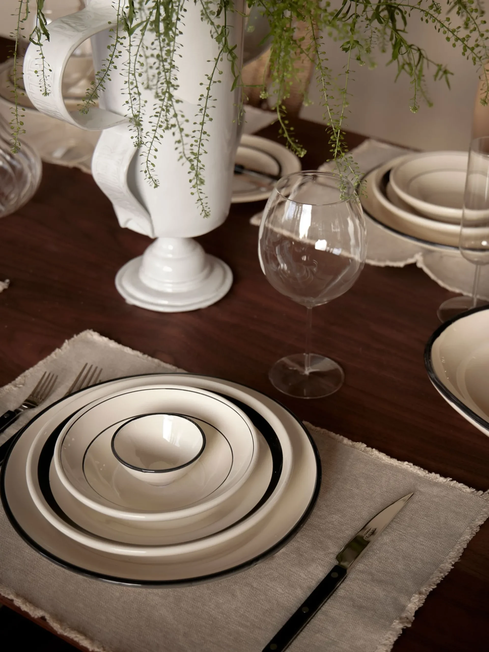 The Line - Pasta Plate - Thick Line