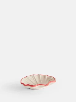 The Line - Shell Dish - Red Border