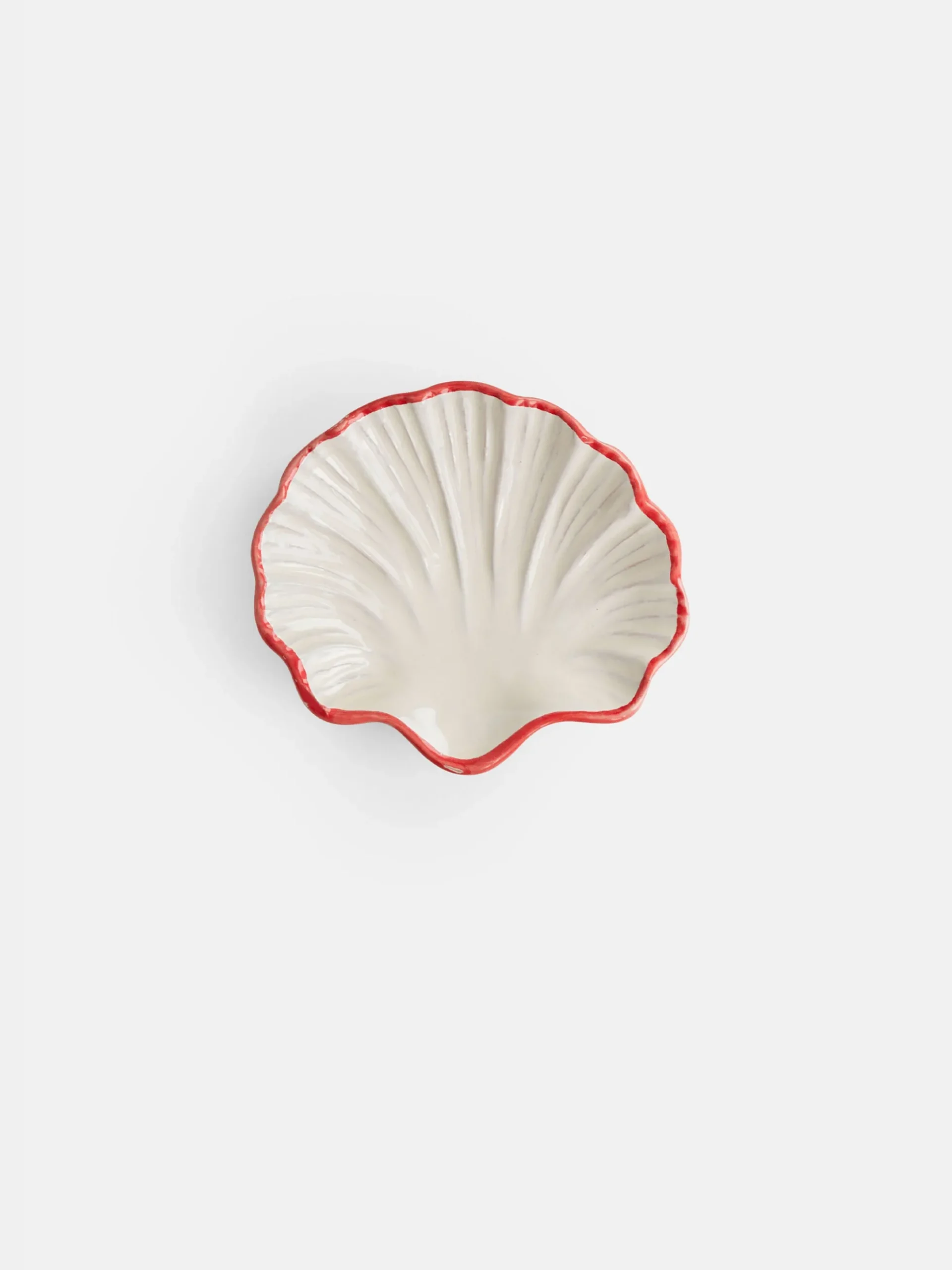 The Line - Shell Dish - Red Border