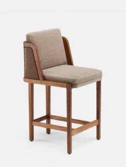 Throne Bar Stool - Rattan