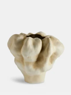Timna Vase Short - Latte