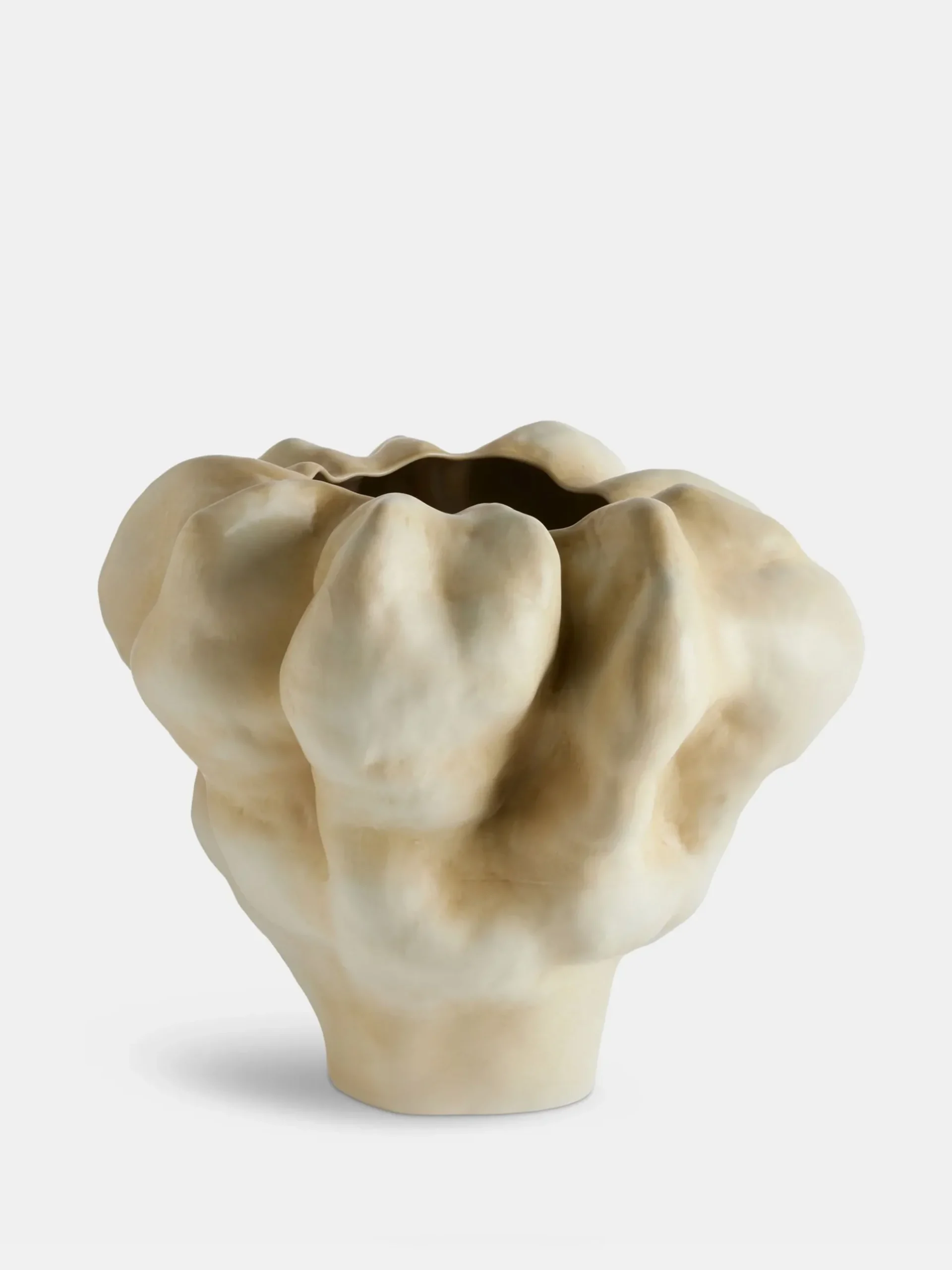 Timna Vase Short - Latte