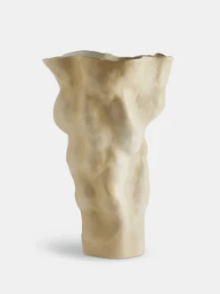 Timna Vase Tall - Latte