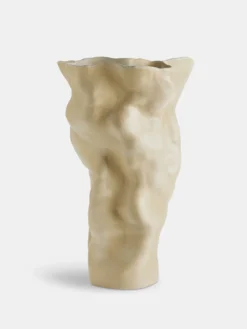 Timna Vase Tall - Latte