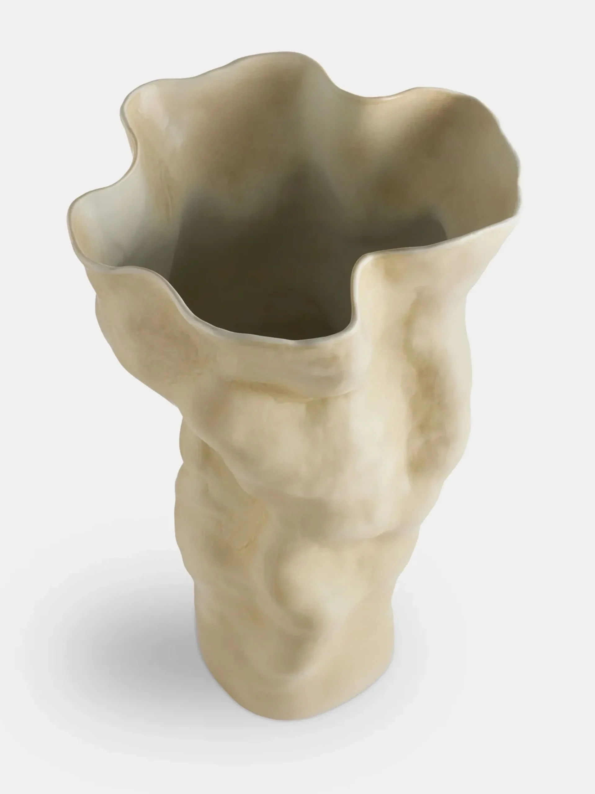 Timna Vase Tall - Latte
