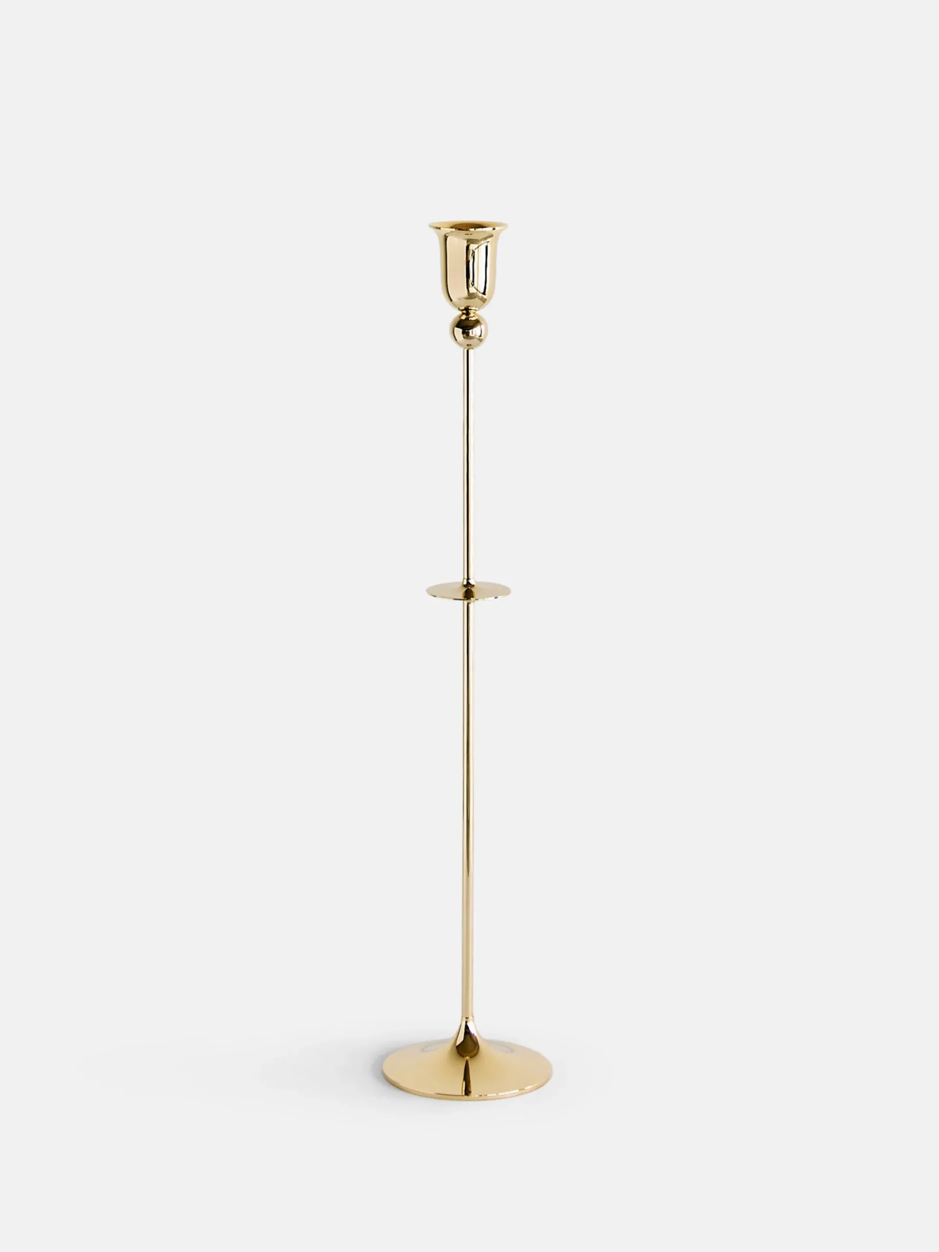 Totem Candle Holder - Brass