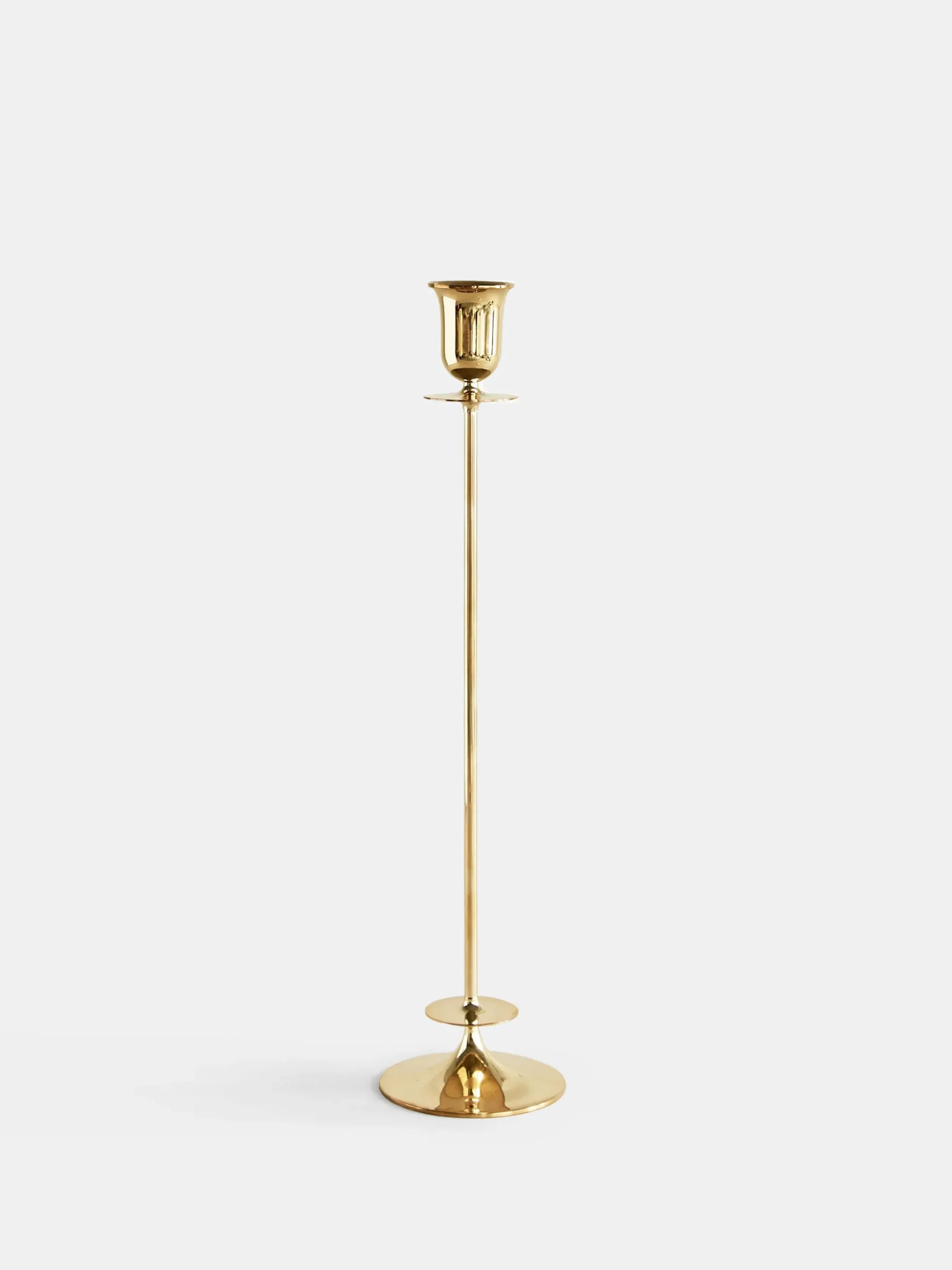 Totem Candle Holder - Brass