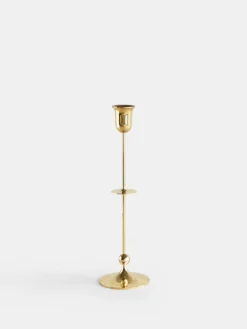 Totem Candle Holder - Brass